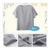 [Bellislove] Women's Pajamas, Short Sleeves, Summer, 100% Cotton, Double Gauze, Round Neck, Skin-friendly, Long Length, Top and Bottom Set, 3/4