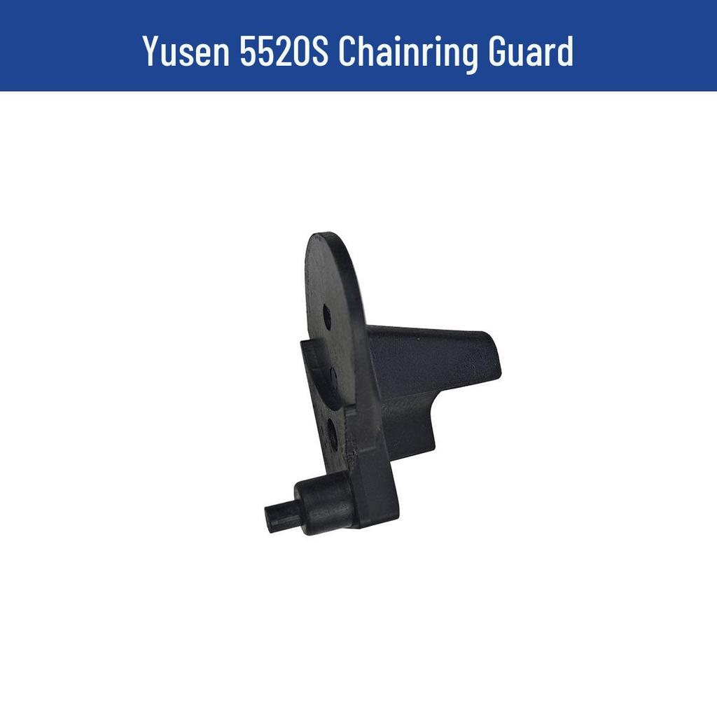Yusen Chainsaw 5520 Parts: Cylinder, Carburetor, Clutch, Drive Disc, Pull Starter, Ignition Coil, Air Filter.