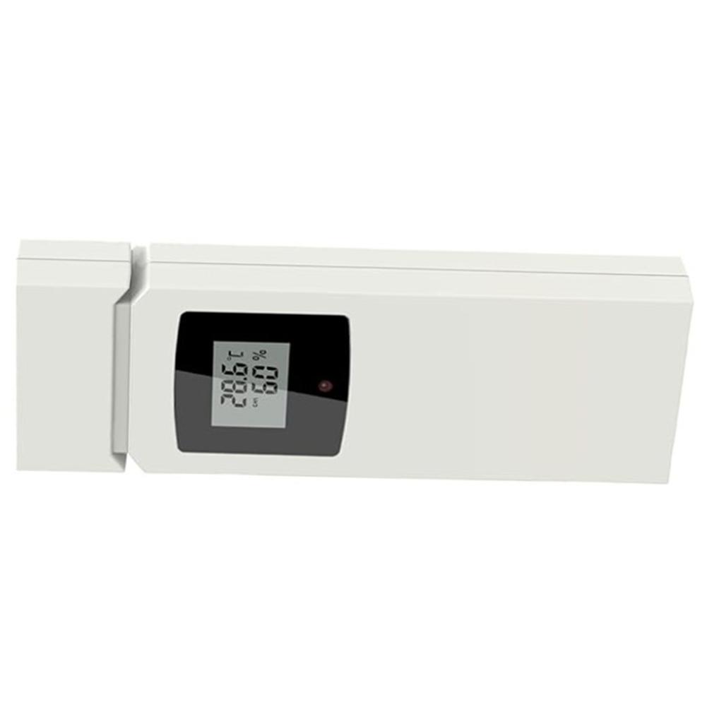 

Compact 12 4cm Wireless Digital Thermometer for Indoor Temperature and Humidity with Clear LCD White ABS Build China Mainland