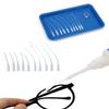 100/200/500 Stück/Packung Einweg-Klebstoffapplikatorspitze Flexible Mikro-Verlängerungsröhrchen für 502 Sekundenkleber Präzisionsreparatur Handwerk