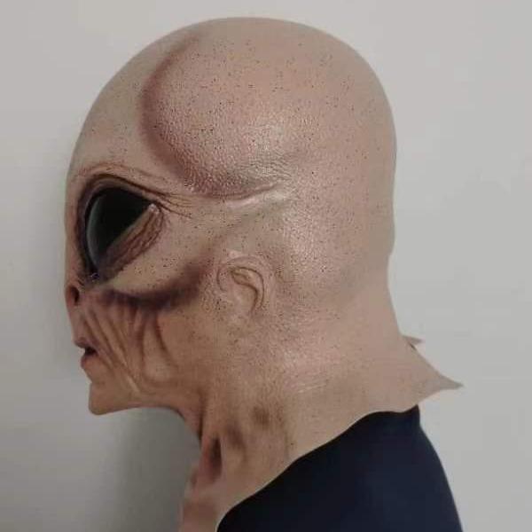 Natural Latex Alien Mask