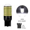 High Power LED Signal Bulb 1156 1157 7440 7443 Auto Brake Light 144SMD 3014 Decoder No Flash Error Car Tail Lamp Universal White