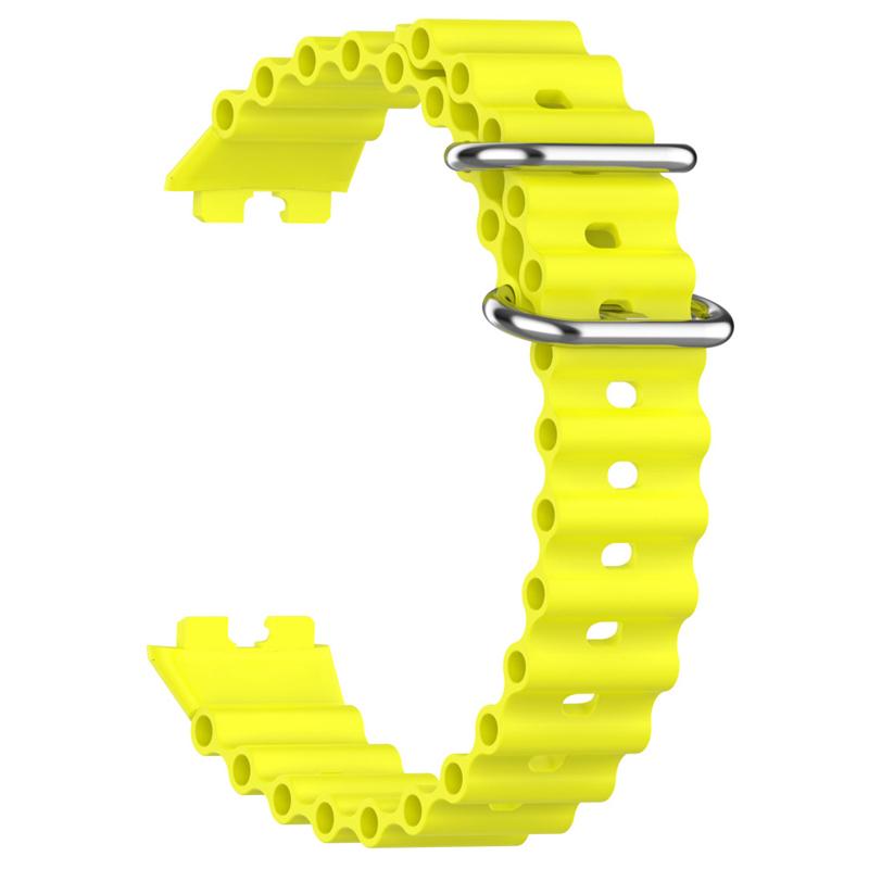 

Ремешок для Huawei Band 9, аксессуары для ремешков, сменный ремешок для умных часов, силиконовый браслет correa для Huawei Band 8 For Huawei Band 9 жёлтый