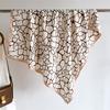 Korean Popular 90*90cm Silk Scarf Women Shawls Fashion Bandannas Print Sunscreen Kerchief Luxury Square Scarves Ribbon Hairband