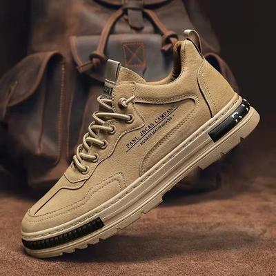 Mode 2024 Nouvelles Baskets d'Automne Chaussures de Sport pour Hommes Mode Lacets Chaussures Plates Extérieur Antidérapantes Décontractées Chaussures de Travail Vulcanisées