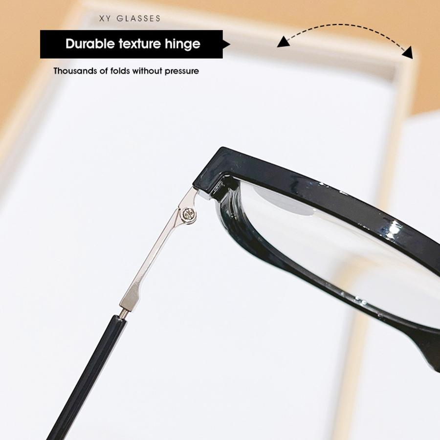 Fashion Large Frame Reading Glasses Anti Blue Light Presbyopia Glasses Non-Polarized Fashion Accessory