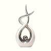 2pcs Set a Pair of Home Decoration Pieces Elegant Decorative Bottles Resin Process Abstract Geometric Design Suitable for Living Room Porch