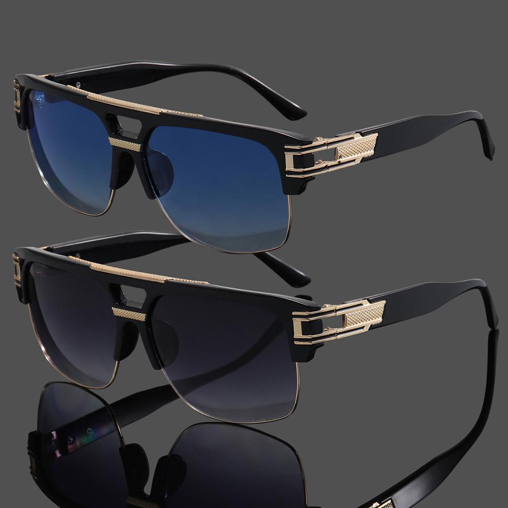 2PCS Couples Fashion Sunglasses Summer Party Vacation Golf Decorative Photo Shoot Holiday Gift for Men And Women XE3790