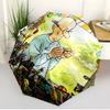 Pettersson und Findus Print Automatic Open Close Umbrella, Portable Foldable Umbrella, for Outdoor Commute Camping Trip, Ideal Birthday Gift