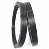Universal 6.5-Inch Waterproof Speaker Gasket Pair - Durable Plastic Rubber Pads for Car Audio