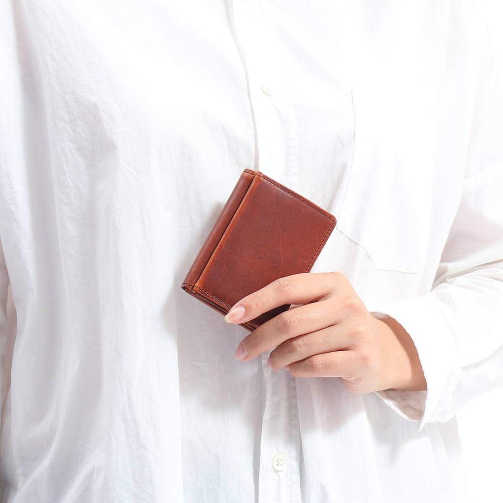 Herbie Hold Mini-Geldbörse SO739I [Slow] dreifach gefaltet Schwarz/10