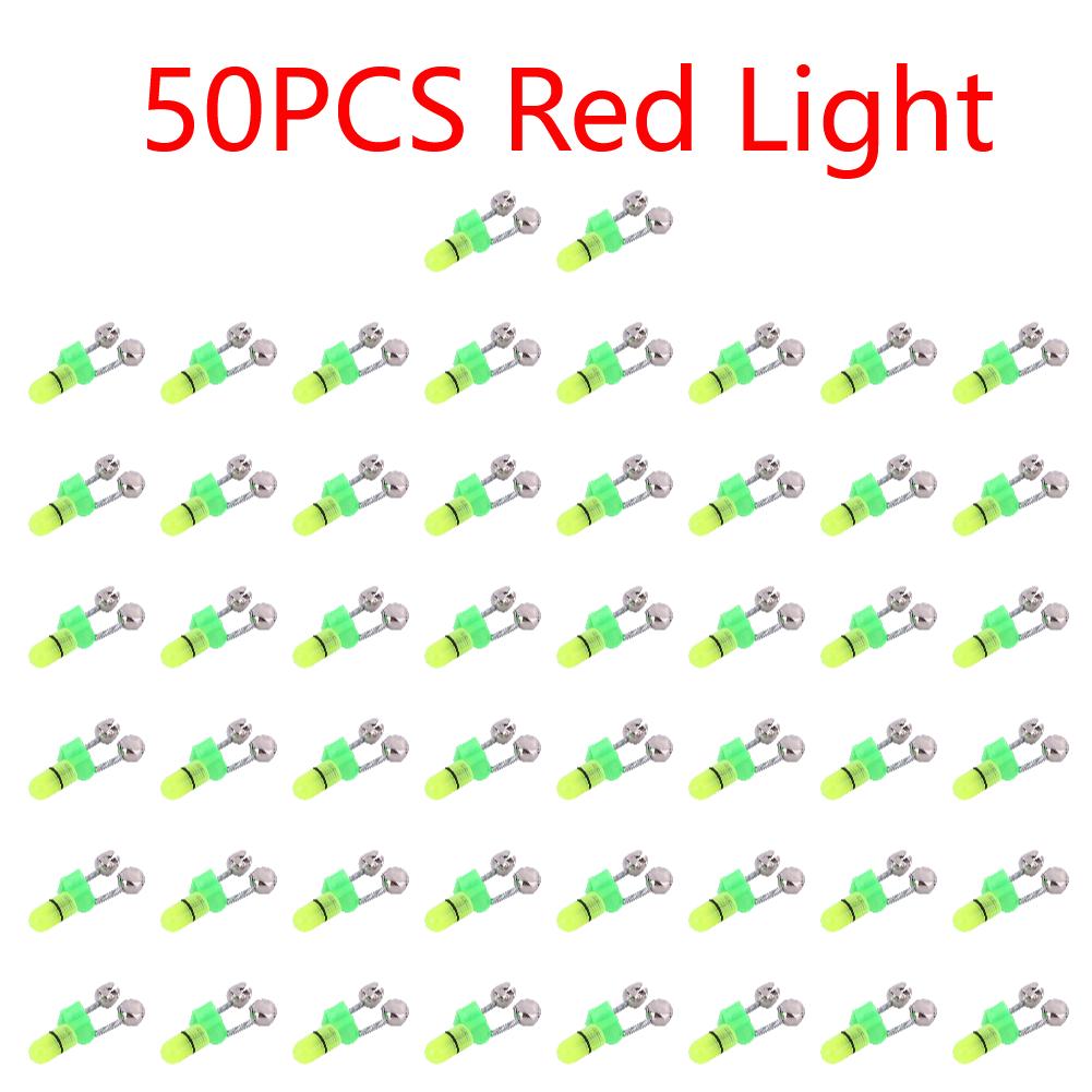 Bite Alarm Night LED Light with Twin Bells Bite Alarm Finder Lamp Fishing Bait Alarm Tackle Sea Fishing Practical Tools
