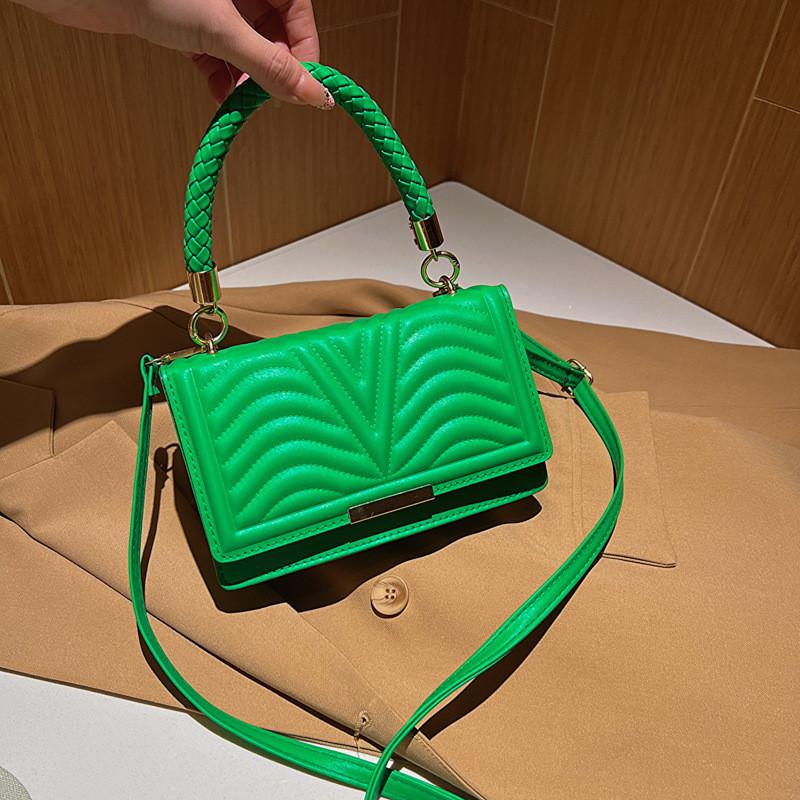 2023 Summer New Retro Pu Street Fashion Single Shoulder Crossbody Bag Women's Bag