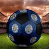 SIZE 5 Leicester City FC Soccer Ball Colorful All Ages Machine Stitched PVC Competition Ready Durable High-Bounce