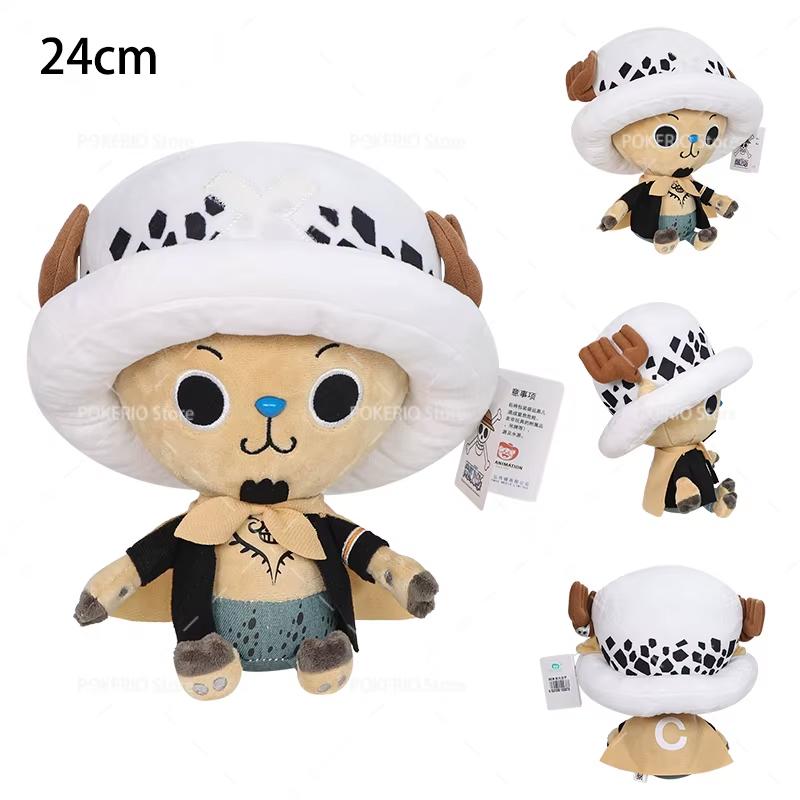 New Anime One Piece Chopper Plush Doll Cute Face Stuffed Anime Doll Toy Cartoon Anime Peripherals Toy Birthday Christmas Gift