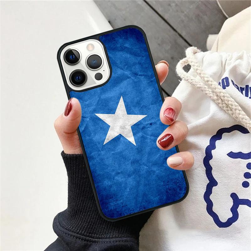 Somalia Flag Coat of Arms Phone Case For iPhone 17 Air 15 16 Cover 11 13 14 Pro Max 12 Plus Max Fundas