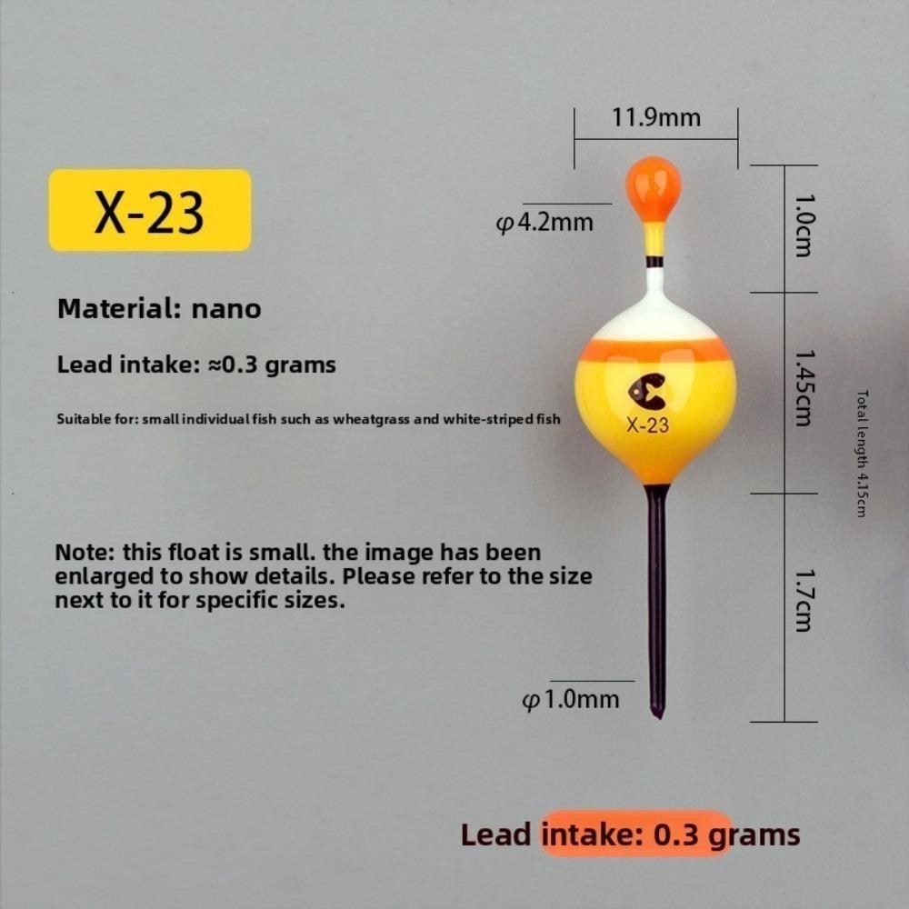 Superfine Workmanship Fishing Floats Mini Size Buoy Dual-purpose Floaters Freshwater Fishing 2pcs-X-23