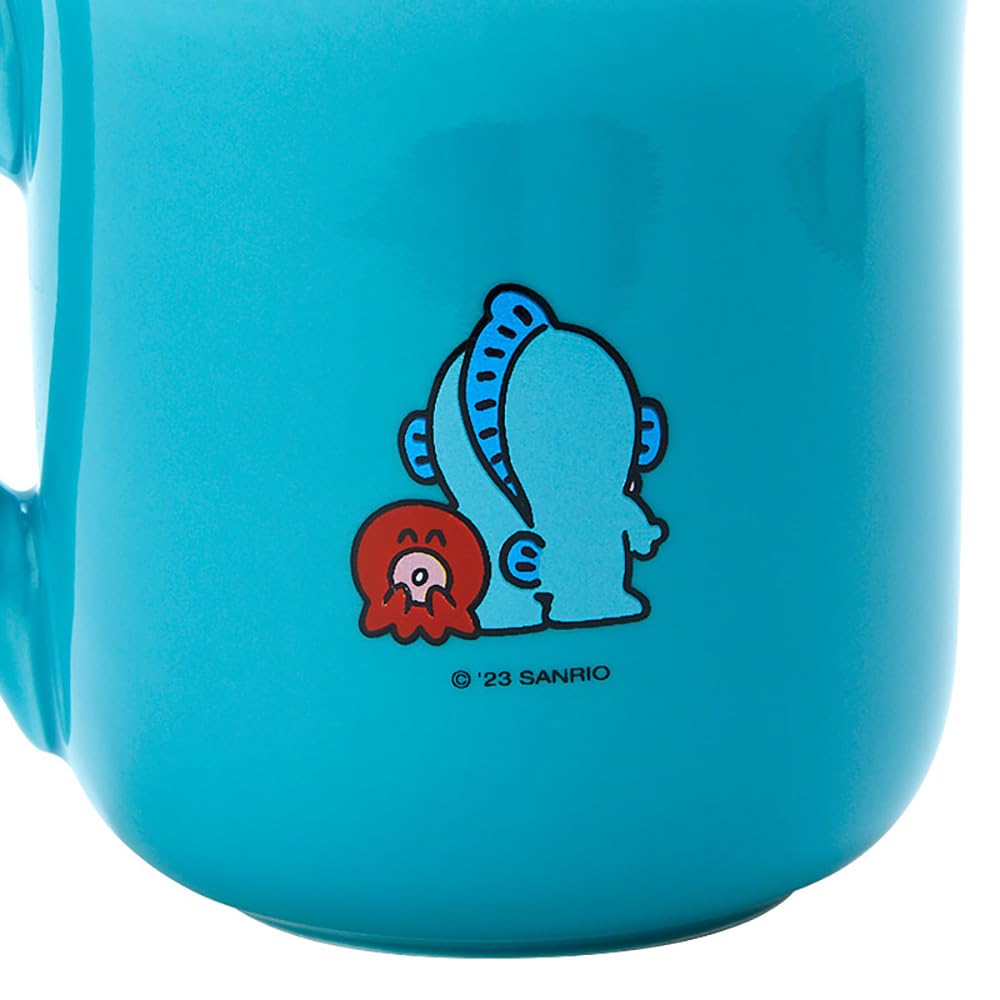Sanrio Hangyodon Mug and Dryer Safe Ceramic Item 422673 - Microwave, Dishwasher, - - Number