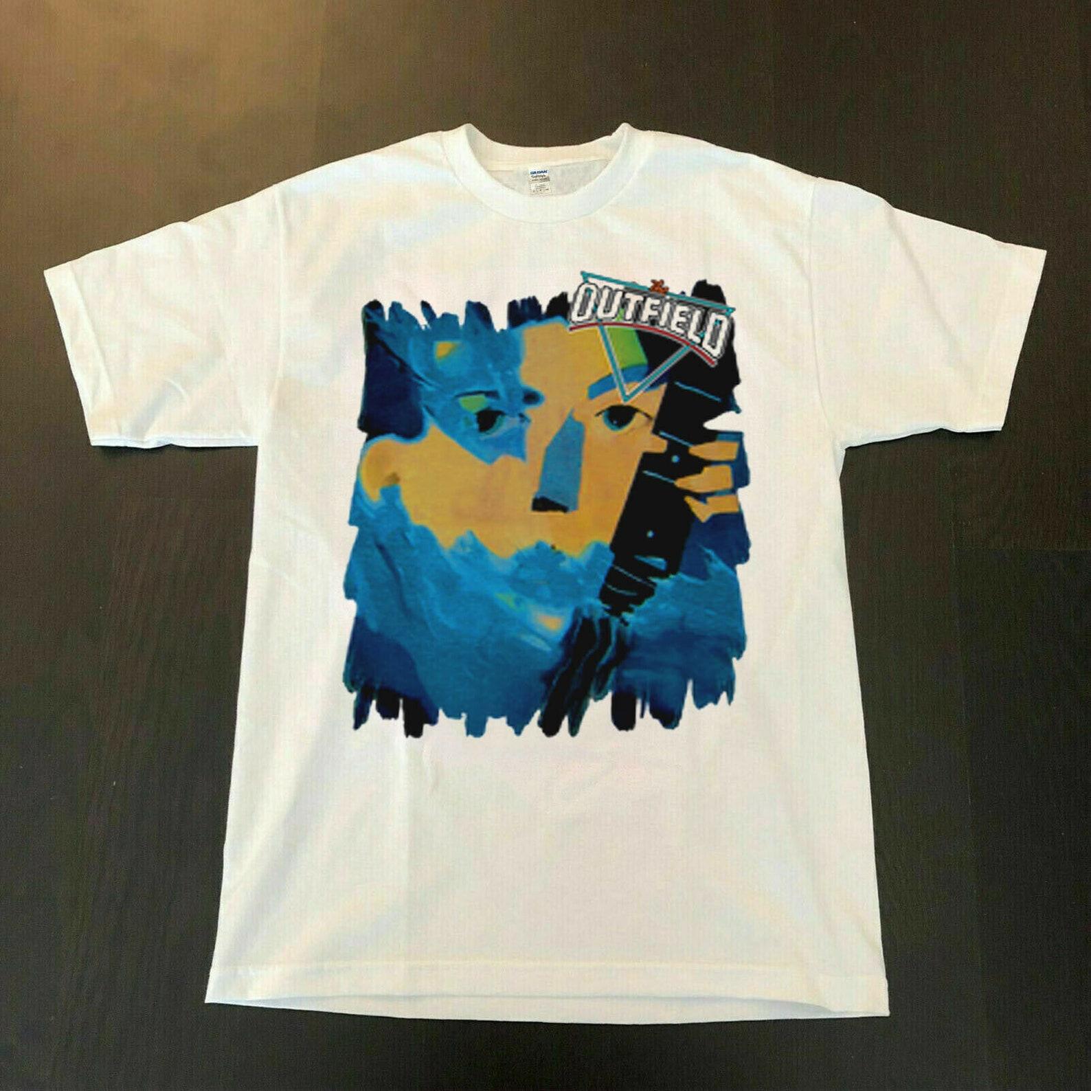 Best Shirt The Outfield 86 Never Worn Never Washed Play Deep Concert Size Usa S to 2XL Heavy Cotton Limited Edition 4XL