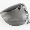 Universal Open Face Retro Helmet Visor Odorless Lens 3-snap Shield Visor Design
