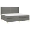 VidaXL Slat Bed Base with Mattress, Upholstered Bed, Double Bed, Adult Bedroom Interior Bed, Modern, 3131938