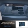 Don't Miss! For Chery Tiggo 9 2026+ Central Control Lower Storage Box Black Hidden Console Organizer Tray Interior Upgrade