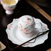 Pure Hand Painted Peach Blossom Tea Pot Kettle Japanese Teapot Porcelain Chhai Filter Handmade Puer Ceramic Pots Supplies Clay