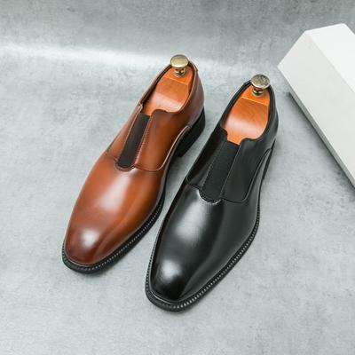 Moda Nowa Moda Męskie Wsuwane Skórzane Buty Biznesowe Buty Wieczorowe Eleganckie Buty Ślubne Obuwie Zapatillas