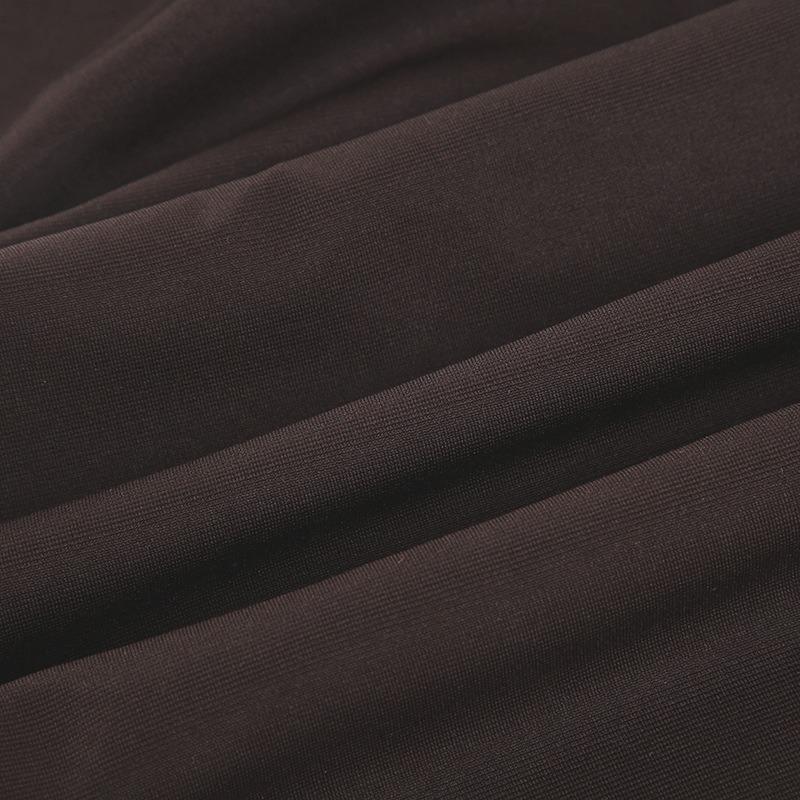 Women's Retro False Two-piece Micro Trousers Trouser Skirt Design Sense of Pure Colour Pleated Slim Thin Fashion Casual Trousers