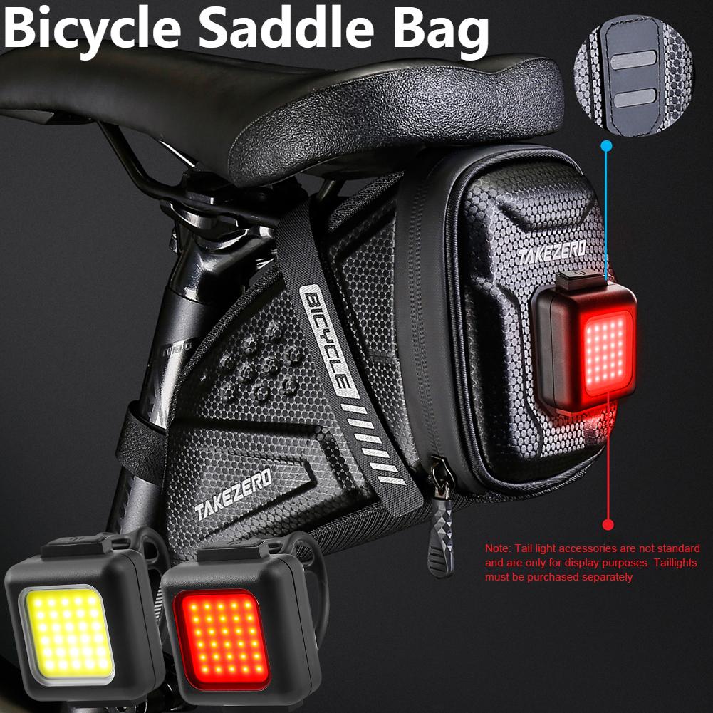 Bike Saddle Bag Seat Bag Bike Bag Under Seat 1L Bicycle Bag Cycling Accessories Storage Pouch Bike Wedge Pack for Bicycle