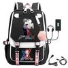 Large Capacity Schoolbag with Shoulder Strap; Student Three-piece Pencil Case Set