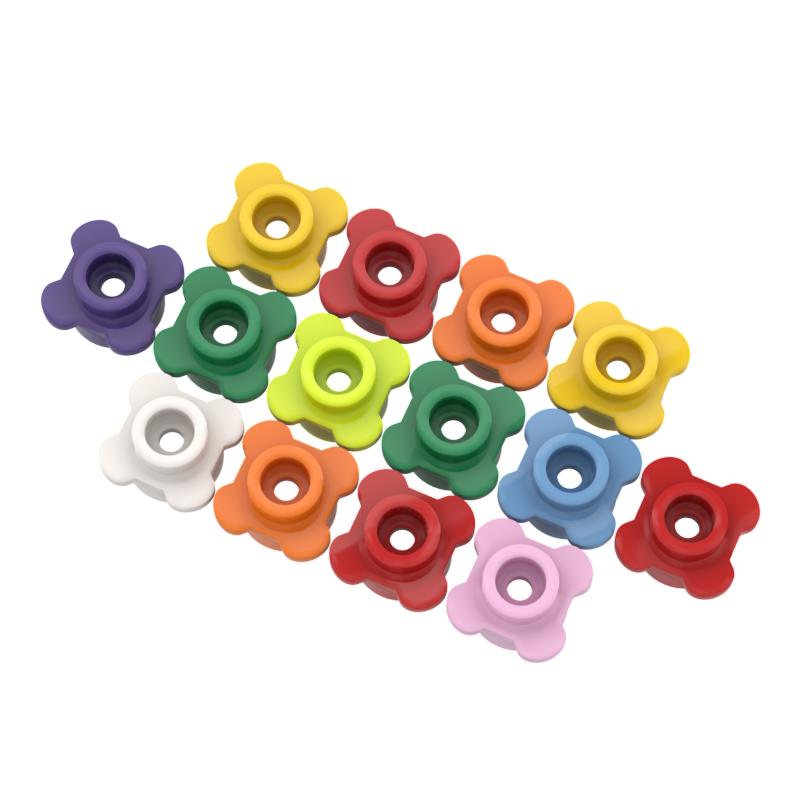 Non-Toxic Flower Stars Plant Moc Building Blocks Toys City Forest Classic Brick