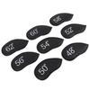 8PCS Wedge Irons Club Head Cover PU Leather Club Iron Headcover 48° 50° 52° 54° 56° 58° 60° 62° Loop