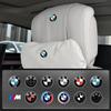 E90 For M X3 X5 X6  Car Front Seat Headrests Badge Decal Car Side Window Stickers For BMW 50th Kith F30 F10 E90 E34 E53 E61