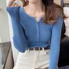 Knit Sweater Women Spring Autumn Base Layer Slim Long Sleeve Black Tight Top