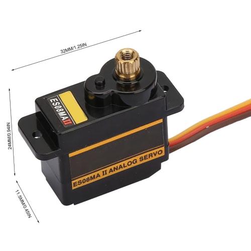 DMS15 Digital Micro Servo Motor, High Torque Metal Gear, Waterproof, for RC Helicopters, Airplanes, Boats, and RC Robots