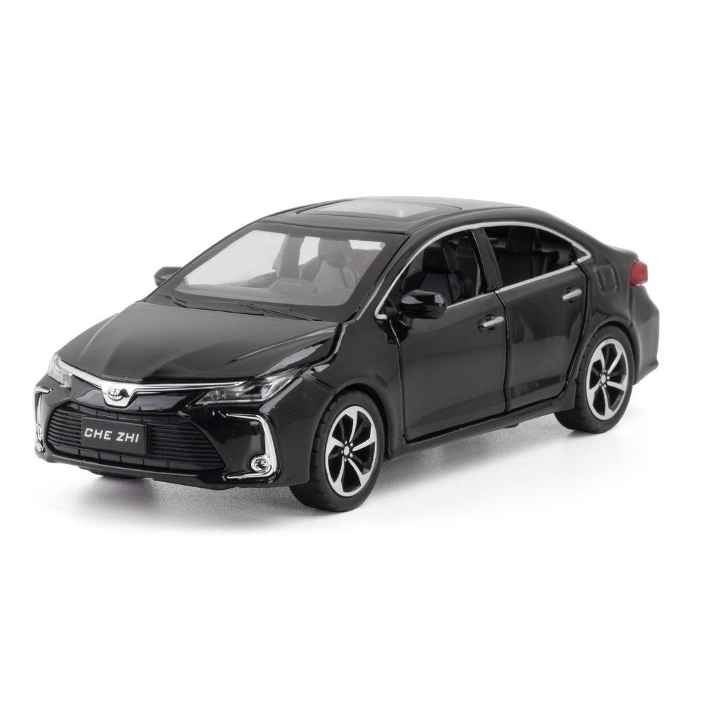 1/32 TOYOTA Corolla Alloy Car Diecast Model Sound & Light Pull Back Toy Children's Toy Kids Gift Birthday Present for Boys