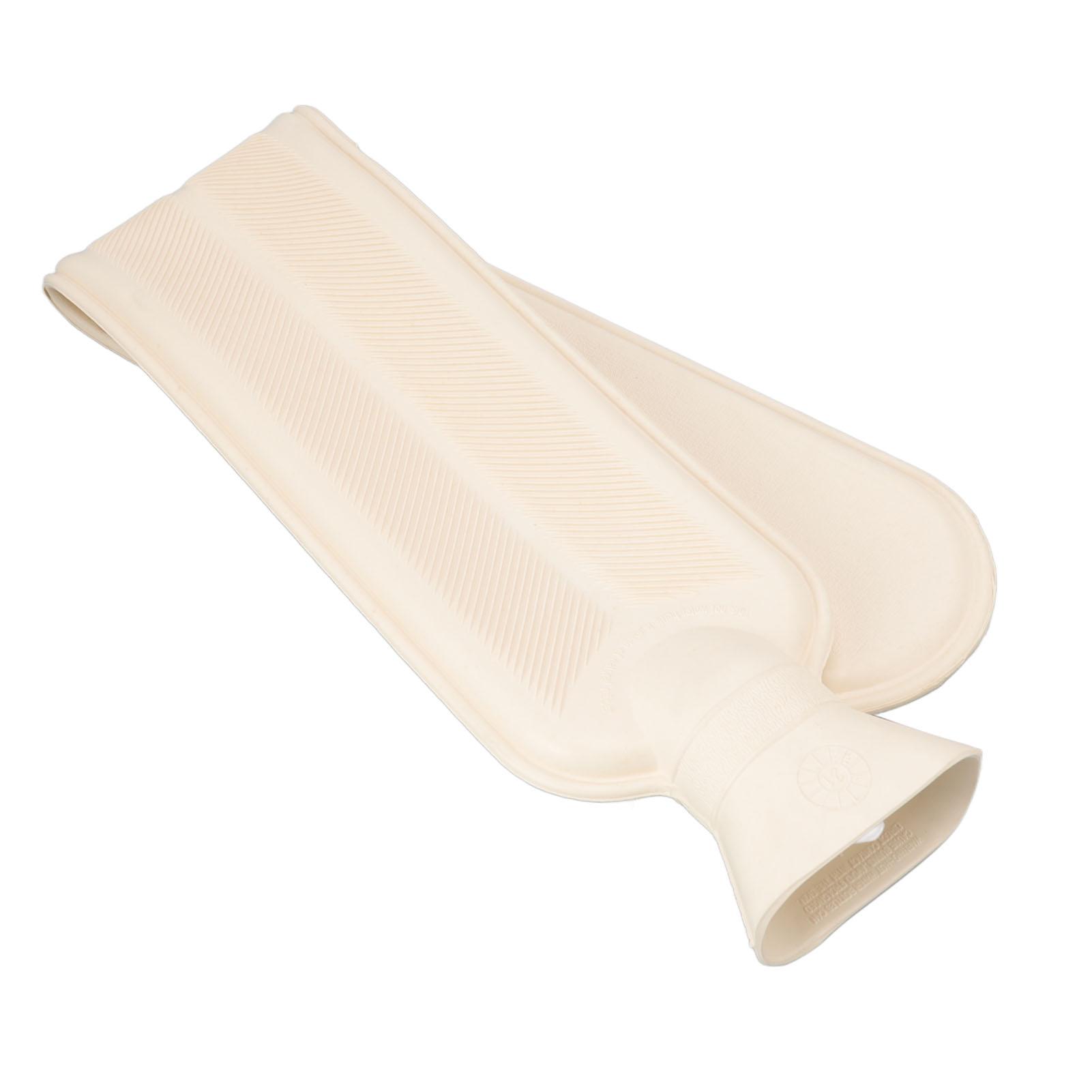 

Rubber Hot Water Bottle with Soft Plush Cover Waist Warmer Hot Water Bag for Pain Relief 2000ML темно-сірий