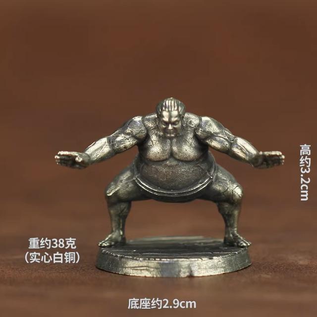 New Metal Chess Piece Samurai Ninja Ancient Soldier Model Toy Desktop Game Gift Display Piece Static Figure Collectible Model