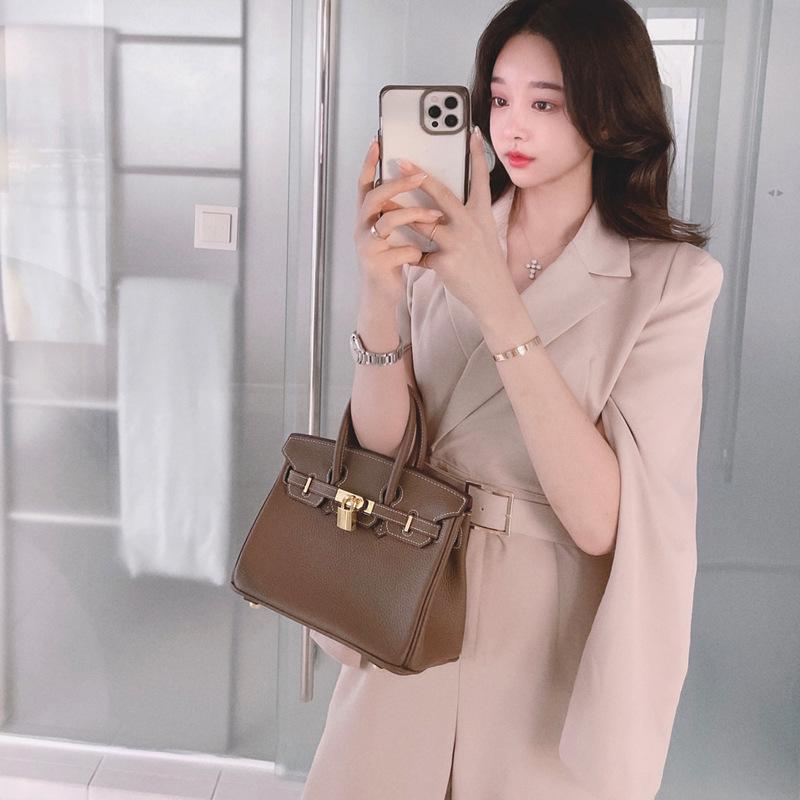 

Весна 2025 Женский приталенный комбинезон в корейском стиле с пиджачным воротником и облегающими талию длинными брюками S абрикосовый/телесный