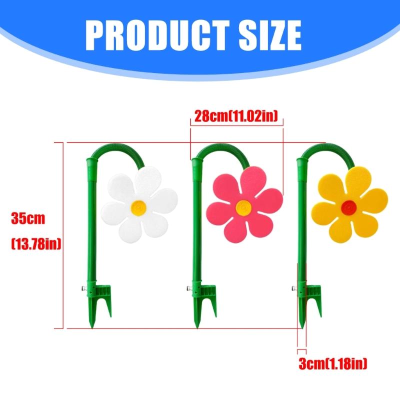 Whimsical Dancing Flower Whirling Sprinkler for Versatile Yard and Farm Use with Easy Installation Plant Irrigation