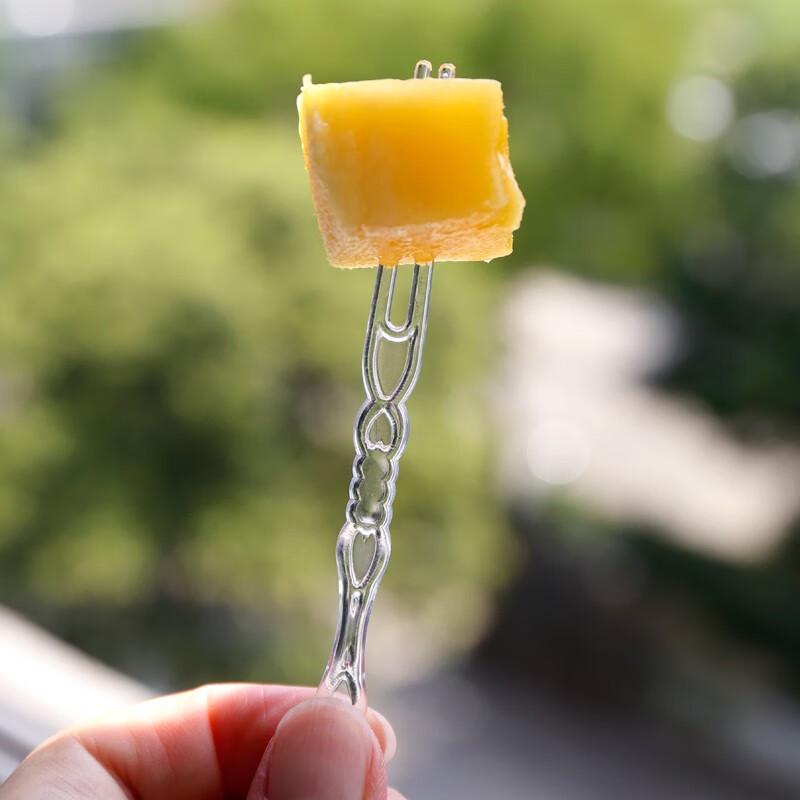Jiamo Disposable Transparent Fruit Forks