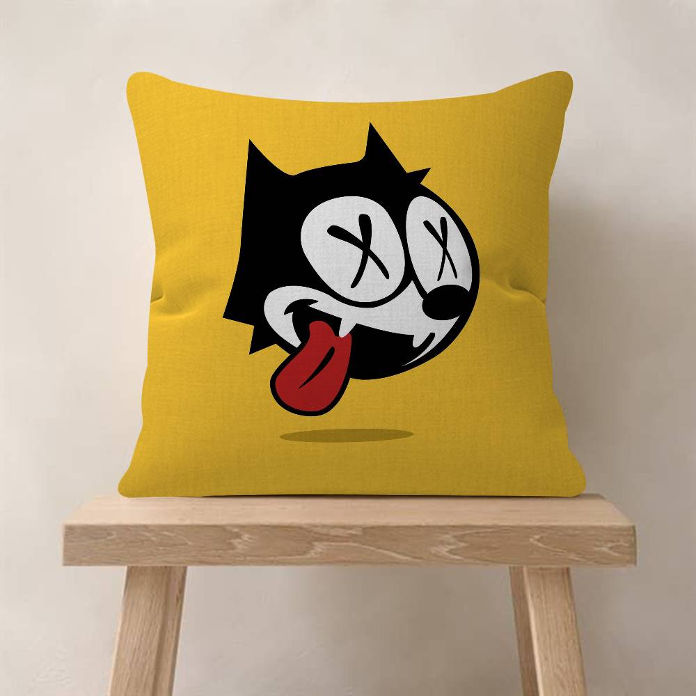 Movie FFelix CLASSIC the Cat Cushion Cover Pillowcase Upholstery Sofa Throw Pillow Home Decor Pillowcas