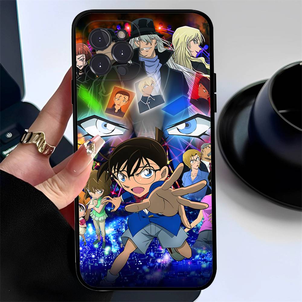 

Anime Detective Conan Phone Case For Iphone 17 16 15 16e 14 13 12 11 Pro Max Plus Case Cover Coque iPhone 15 pro