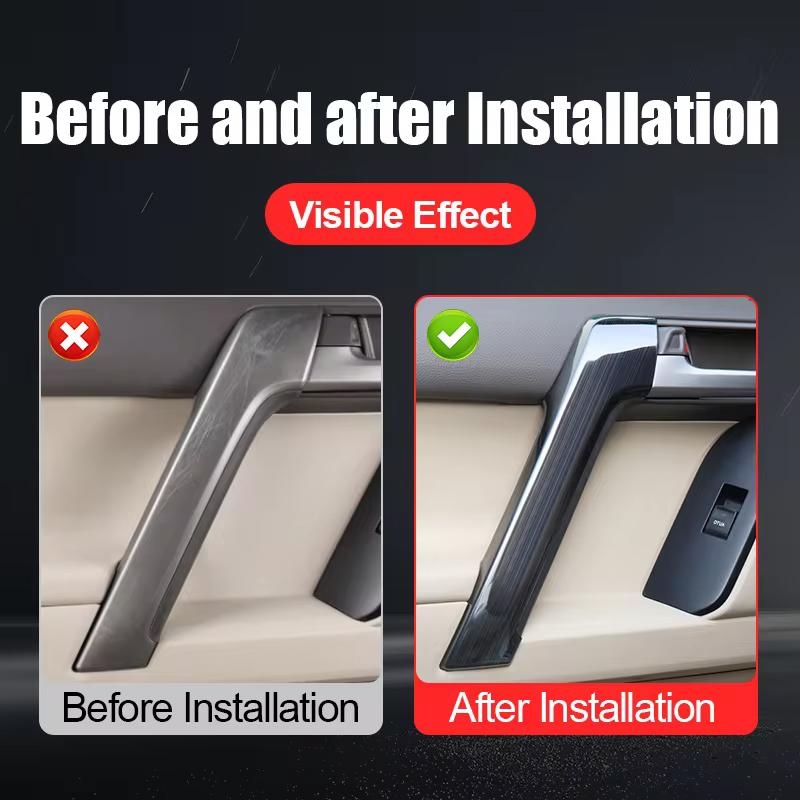 MWLU3 2010-2023 For Toyota Land Cruiser Prado 150 Lc150 FJ150 Accessories Stainless Steel Door Handle Cover ,Interior Decoration 2022