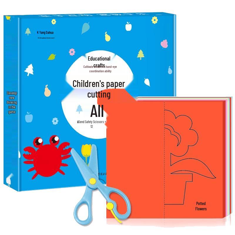 Kids Creative Paper Cutting & Origami Kit