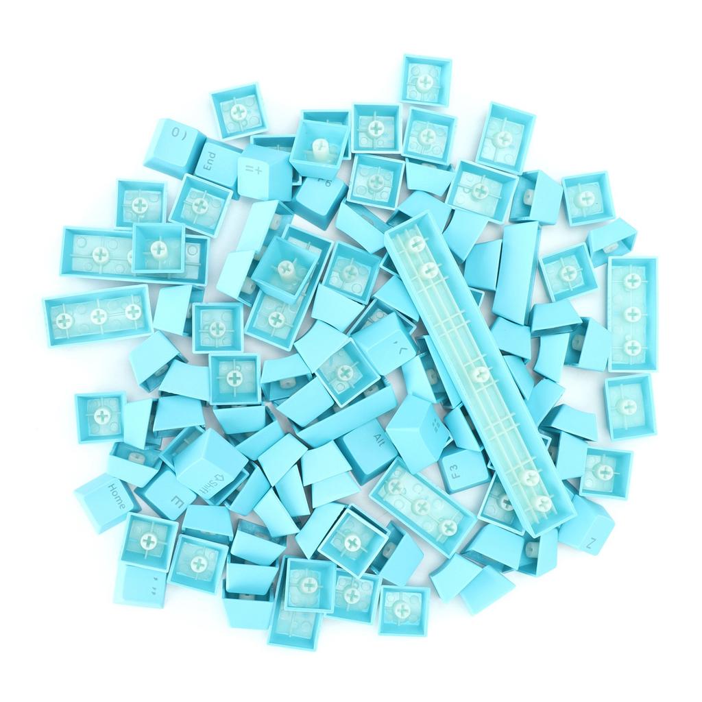 PBT Keycaps Ergonomic Design Oil Resistant Colorful 108 Key Video Game Keycap for Mechanical Keyboard