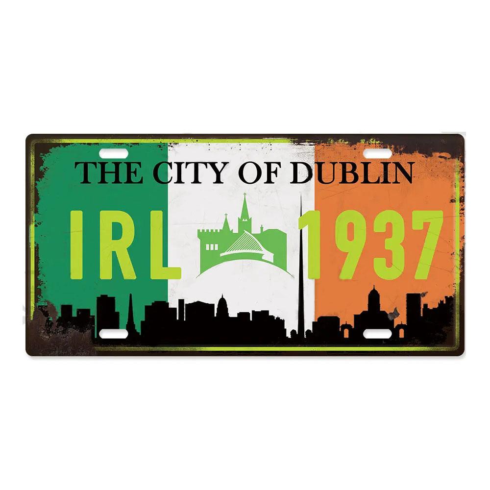 Country Posters Metal Signs Licenses Plate Plaque Metal Vintage Tin Sign Wall Decor for Man Cave Bar Home