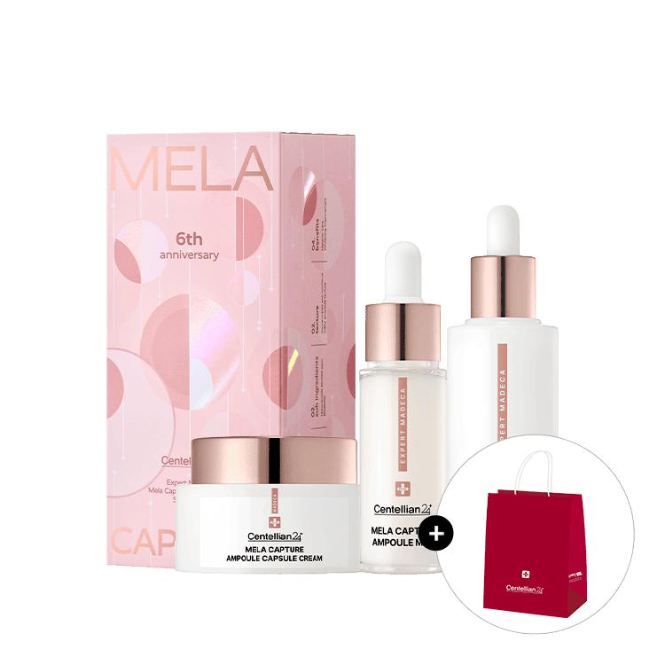 

Madeca Mela Capture Ampoule Capsule Cream 6th Anniversary Edition (Ampoule Max 45ml + 15ml + Ampoule Capsule Cream 55ml)