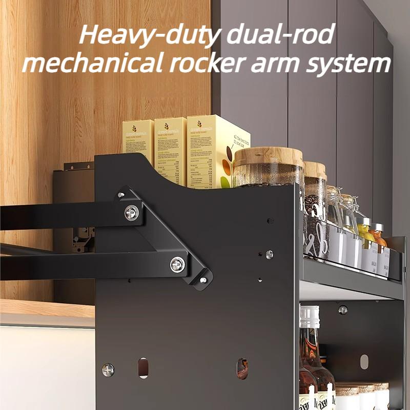 Kitchen Storage Racks Aluminum Portable Storage Rack Cabinet Seasoning Organize Holders Multifunctional Home Organize Furniture